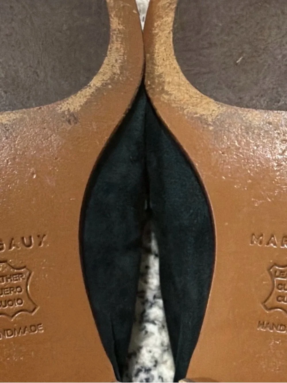 Margaux Dark Green Suede Penny Loafers